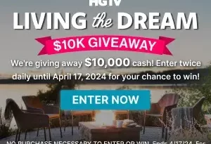 HGTV Living The Dream $10K Giveaway