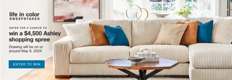 Ashley Furniture Life in Color Sweepstakes