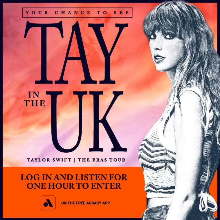 Audacy Tay in the UK Sweepstakes