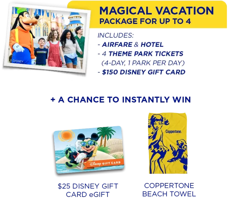 Coppertone Instant Win Game & Sweepstakes