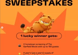 Popchips x Garfield Hometown Screening Sweepstakes