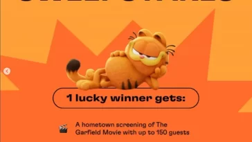 Popchips x Garfield Hometown Screening Sweepstakes