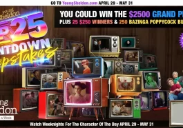 Young Sheldon Top 25 Countdown Sweepstakes