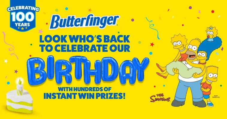 Butterfinger Birthday Instant Win Game and Sweepstakes