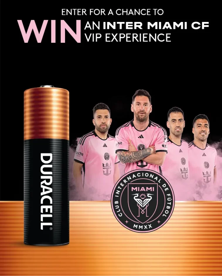 Duracell Inter Miami Sweepstakes