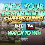 TMZ Live Pick Your Destination Sweepstakes