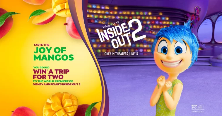 National Mango Board Disney and Pixar's Inside Out 2 Sweepstakes
