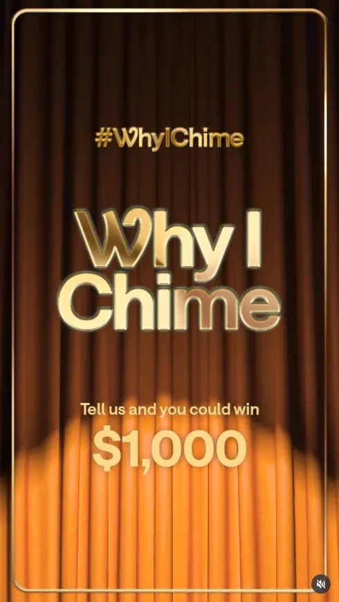 Chime #WhyIChime Sweepstakes