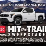 Bassmaster Toyota Tacoma Hit the Trail Sweepstakes