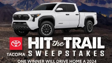 Bassmaster Toyota Tacoma Hit the Trail Sweepstakes