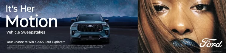 Ford It's Her Motion Vehicle Sweepstakes