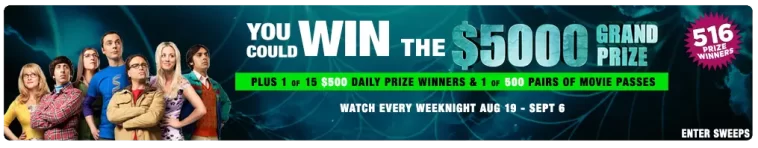 Big Bang Theory Beetlejuice Beetlejuice Sweepstakes