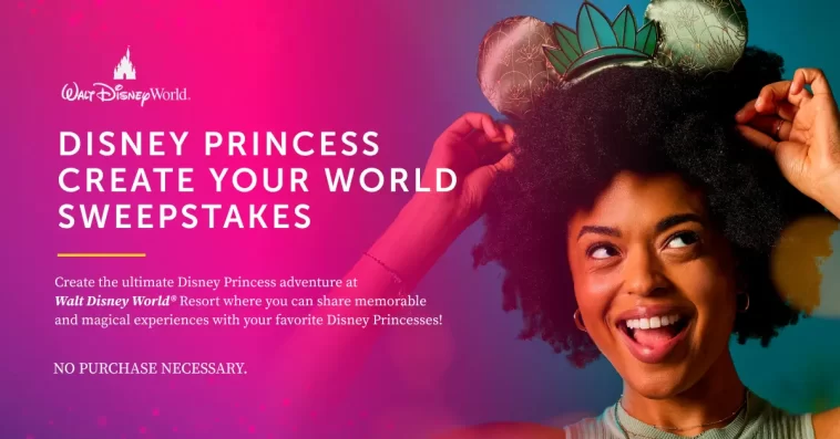 Disney Princess Create Your World Sweepstakes
