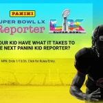 Panini Super Bowl Kid Reporter Sweepstakes