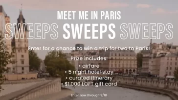 LOFT Paris Getaway Sweepstakes