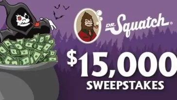 Spirit Halloween Dr. Squatch Sweepstakes