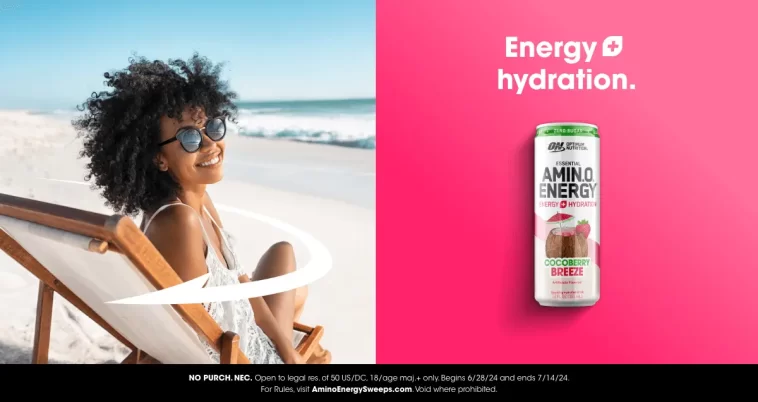 Amino Energy Cocoberry Breeze Sweepstakes