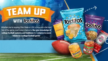 Team Up with Tostitos Sweepstakes