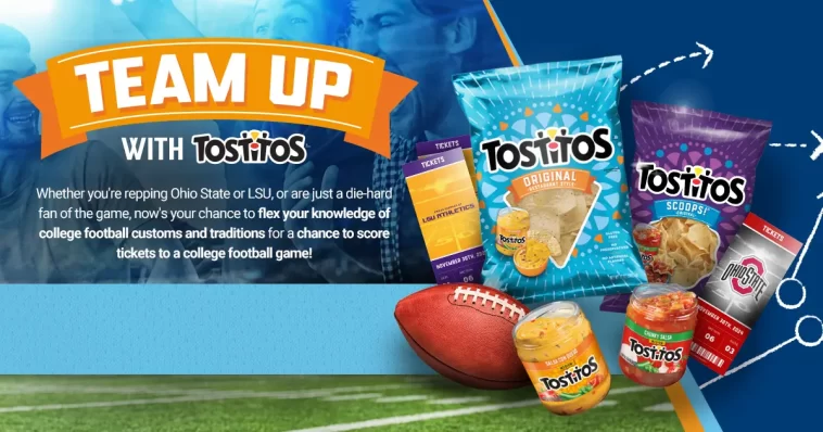 Team Up with Tostitos Sweepstakes