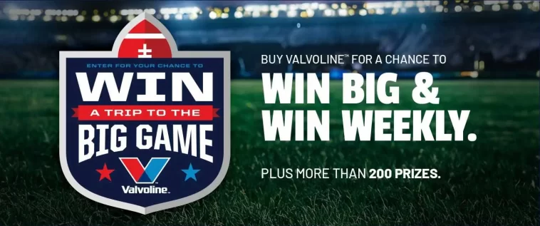 Valvoline Big Game Sweepstakes
