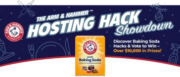 ARM & HAMMER Hosting Hacks Showdown Sweepstakes