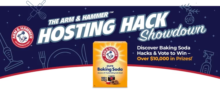 ARM & HAMMER Hosting Hacks Showdown Sweepstakes