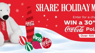 Coca-Cola Holiday Magic Plush Bear Sweepstakes
