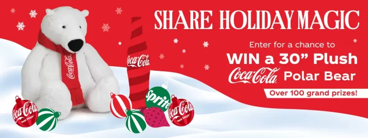 Coca-Cola Holiday Magic Plush Bear Sweepstakes