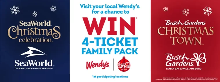 Coca-Cola Holiday Sweepstakes at Wendy's