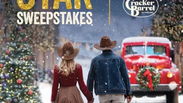 Cracker Barrel Christmas Star Sweepstakes