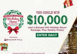 Hallmark Channel Holiday Home Decoration Sweepstakes