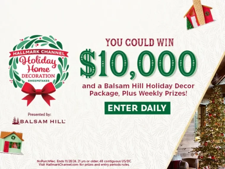 Hallmark Channel Holiday Home Decoration Sweepstakes