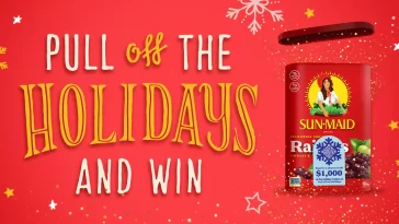Sun-Maid Pull Off The Holidays Sweepstakes