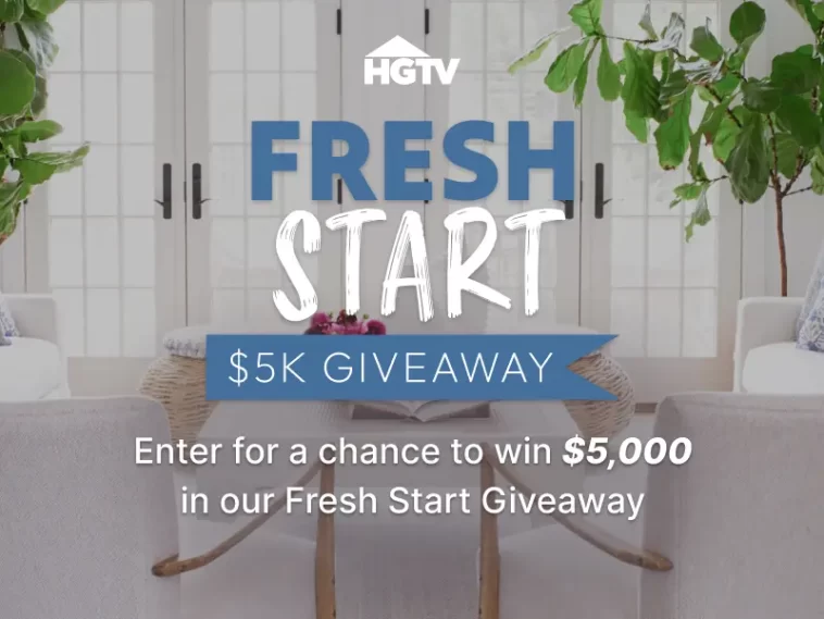HGTV Fresh Start Giveaway