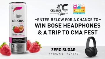 CELSIUS CMA Fest Sweepstakes