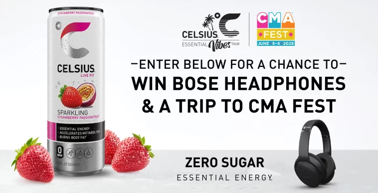CELSIUS CMA Fest Sweepstakes