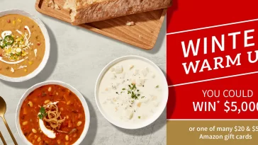 Campbell's Winter Warm Up Sweepstakes and Instant Win Game