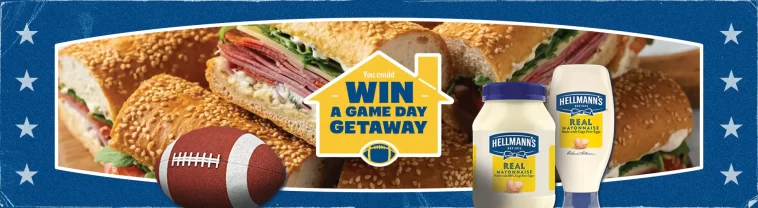 Hellmann's Mayo Game Day Getaway Sweepstakes