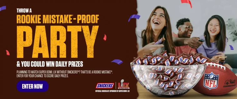 Snickers Super Bowl Sweepstakes