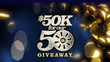 Wheel Of Fortune $50K for Our 50th Giveaway