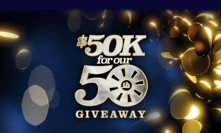 Wheel Of Fortune $50K for Our 50th Giveaway