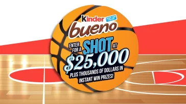 Kinder Bueno Game Time Gets Bueno Sweepstakes