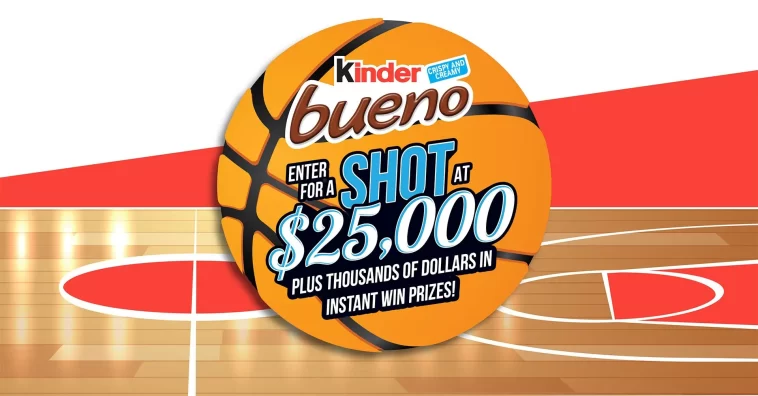 Kinder Bueno Game Time Gets Bueno Sweepstakes
