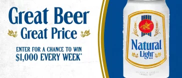 Natural Light Great Beer Great Price Sweepstakes