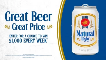 Natural Light Great Beer Great Price Sweepstakes