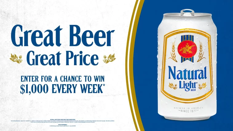 Natural Light Great Beer Great Price Sweepstakes