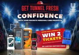 Unilever Tunnel Fresh Confidence Sweepstakes