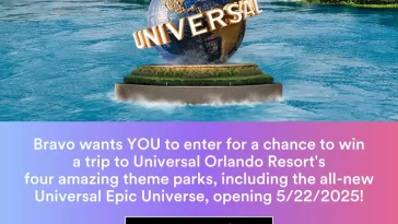 Bravo Universal Epic Universe Sweepstakes