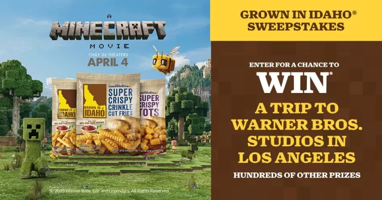Grown in Idaho A Minecraft Movie Sweepstakes