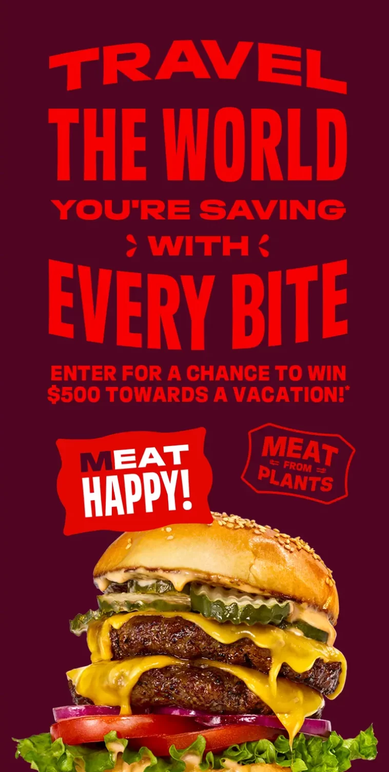 Impossible Foods Meat Happy Sweepstakes
